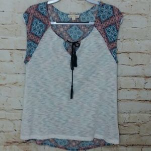 4 for $25💟 Hem & Thread | Cap Sleeve Peasant Top